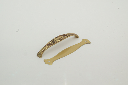 фото 18330.12800.54 ручка-скоба art dèco, патина bm, 128мм