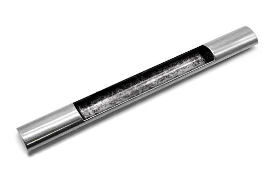 фото 19.4083.58 metakor. ручка врезная motion,  черная сталь, 224, 330x31 (распродажа)