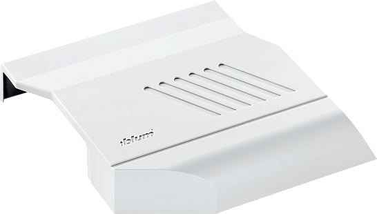 фото заглушка белый шелк левая