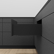 legrabox pure f,высокий,500 мм,черный матовый