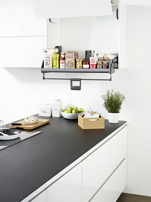 фото ай мув 1 полка, 800 мм,  комплект, цвет титан, дно серое, антислип, 1 уп. (0217040102)