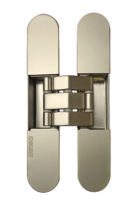 фото петля ku bi 7, цвет матовый никель (универсальная)