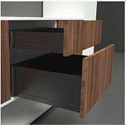 ten2 выдвижной ящик h120 мм, 450мм, графит