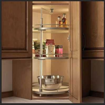 фото твистер, h.812 - 922 мм, комплект арена классик, 3 полки+рама+крепеж, цвет титан, дно серое, 1 уп