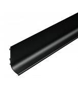 901014 профиль (верхний) для фасадов без ручек (49,3х23 мм), черный, 5 м.