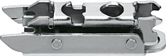 планка clip прямая под саморезы,3 мм,(20/32),с эксцентр.регулировкой