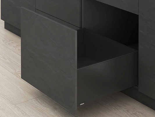 фото legrabox pure f,высокий,450 мм,черный матовый