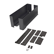 полка внутренняя выдвижная 450 мм, конеро, h 168, без дна, передней и задней стенок,1шт, цвет черный