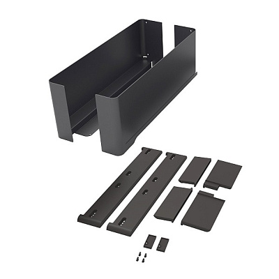 полка внутренняя выдвижная 450 мм, конеро, h 168, без дна, передней и задней стенок,1шт, цвет черный