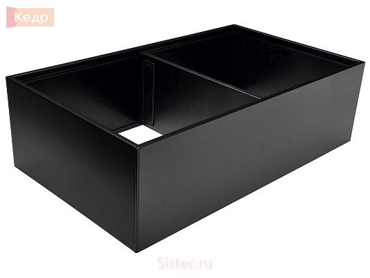 фото ambia-line высокие рамки нд от 400мм, ш 218мм, сталь,терра-черный