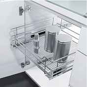 vauth-sagel корзина выдвижная.600 сапфир распашн.фасад,с доводчиком