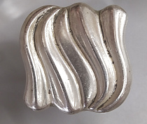 wpo.695.000.00m5 ручка-кнопка, матовое серебро  giusti