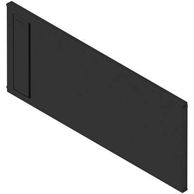 фото ambia-line доп.попер.раздел.выс.110мм для ш 242мм,сталь, терра-черный