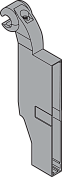 держатель поперечного разделителя, справа, слева, для tandembox plus ящик с высоким фасадом