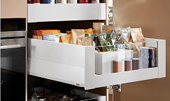 внутренний merivobox высота e с boxcap, со вставкой, 350 мм, белый шелк