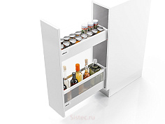 бутылочница 200, 500, 2 х tandembox antaro, m + вставка, d, белый шелк