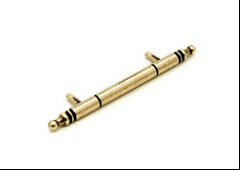 петля декоративная рустик с дюбелями 11.4106.68, бронза, 46 мм, d=6мм, l=85 мм, metakor