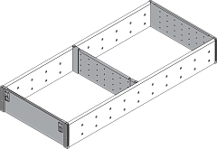 orga-line для tandembox ,450мм,шир.400-500 мм fi2