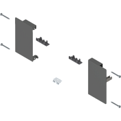 крепление передней панели merivobox, m, индиум серый,l+r 