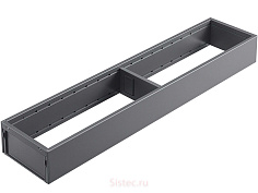ambia-line. рамки, номинальная длина 500 мм, ширина 100 мм, сталь, орион серый