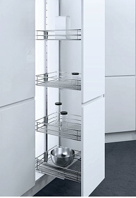 фото vauth-sagel  tal larder-сапфир,450мм,выс.рамы 1200-1450мм,4 корз.выдв.колонна с доводчиком