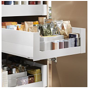 внутренний merivobox высота e с boxcap, со вставкой, 400 мм, белый шелк