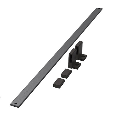 бортик для обуви ограничительный 582 мм, конеро, размер 582x24x38 мм, 1 шт, цвет черный (2387237021)