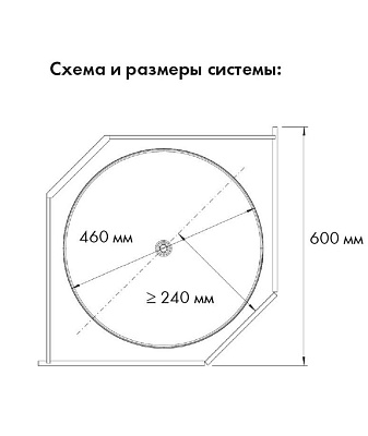 фото vauth-sagel.карусель 4/4 на оси,полки дсп