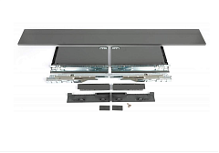 ten2 высокий внутренний выдвижной ящик h180 мм, 400мм, чёрный кофе