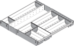 orga-line для tandembox ,500мм,шир.600мм