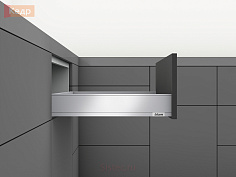 выдвижной ящик legrabox pure m,стандартный,500 мм,нерж.сталь
