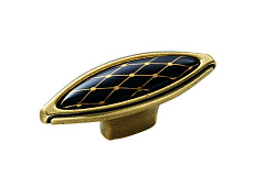 24178p069b4.07 ручка-кнопка cosmopolitan, состаренное золото,