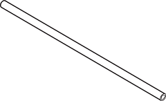 штанга 1104мм,крем.