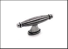 ручка-кнопка metakor. romantiс 11.2432.58 глянцевое олово, l=70мм