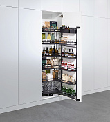 тандем ii, комплект 600 мм, н1100, 4 полки,  арена стиль, цвет антрацит (2376589846)