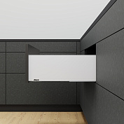 legrabox pure c,высокий,400 мм,белый шелк