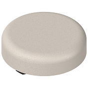 заглушка для стекл.круглая,матовый никель