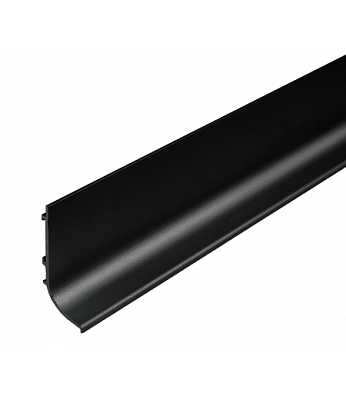 фото 901014 профиль (верхний) для фасадов без ручек (49,3х23 мм), черный, 5 м.